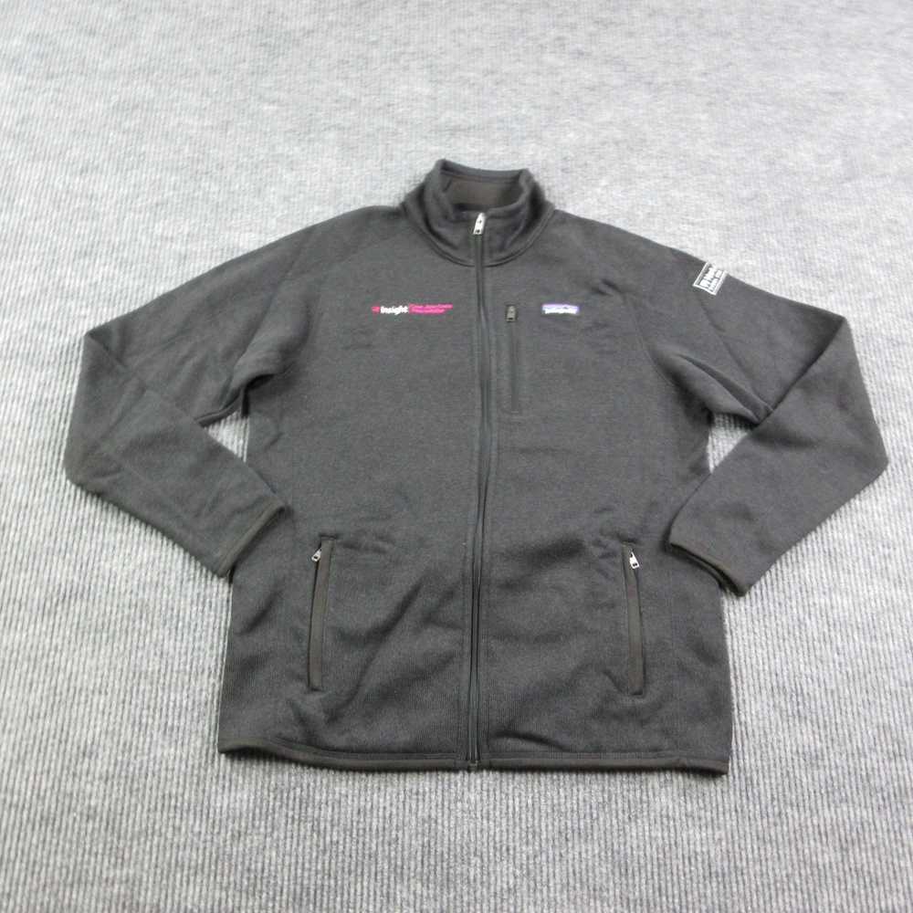 Patagonia Jacket Mens XL Black Better Sweater Windbreaker Full Zip Lined Pockets